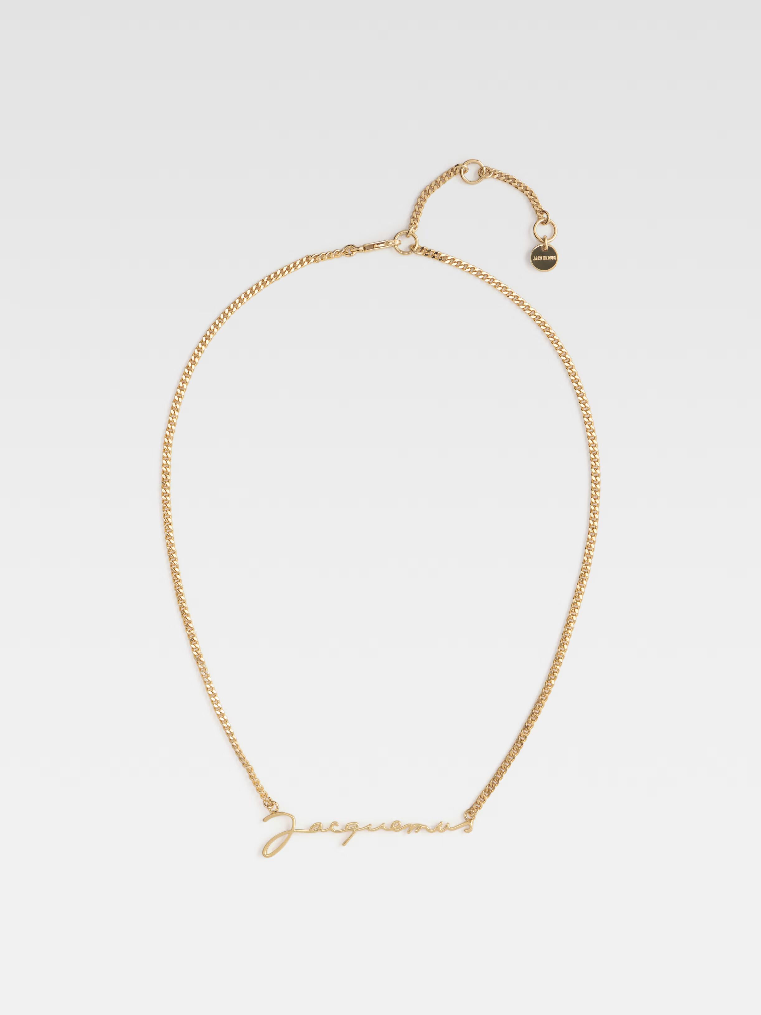 Jacquemus gold chain discount bag